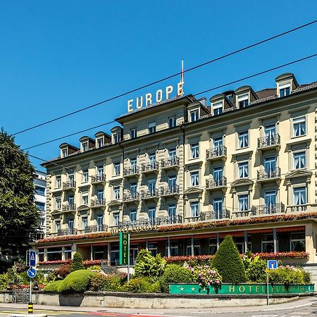 แกรนด์ โฮเทล ยุโรป Hotel Lucerne ภายนอก รูปภาพ