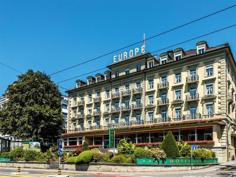 แกรนด์ โฮเทล ยุโรป Hotel Lucerne ภายนอก รูปภาพ